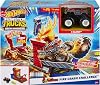 Hot Wheels HNB90 Monster Truck, Fire Crash Challenge, Mini Car Play Set, Includes 1 Monster Truck, For Ages 4 and Up