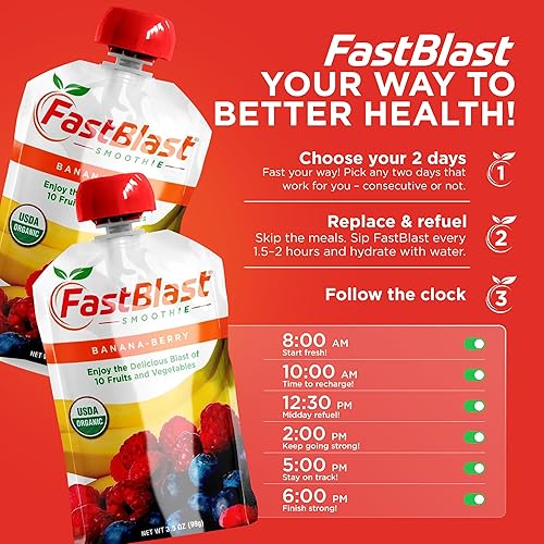 Miniatura 2 de Batido de plátano y bayas, certificado por USDA orgánico y respaldado por investigaciones para apoyo de ayuno intermitente, vegano, sin gluten, sin