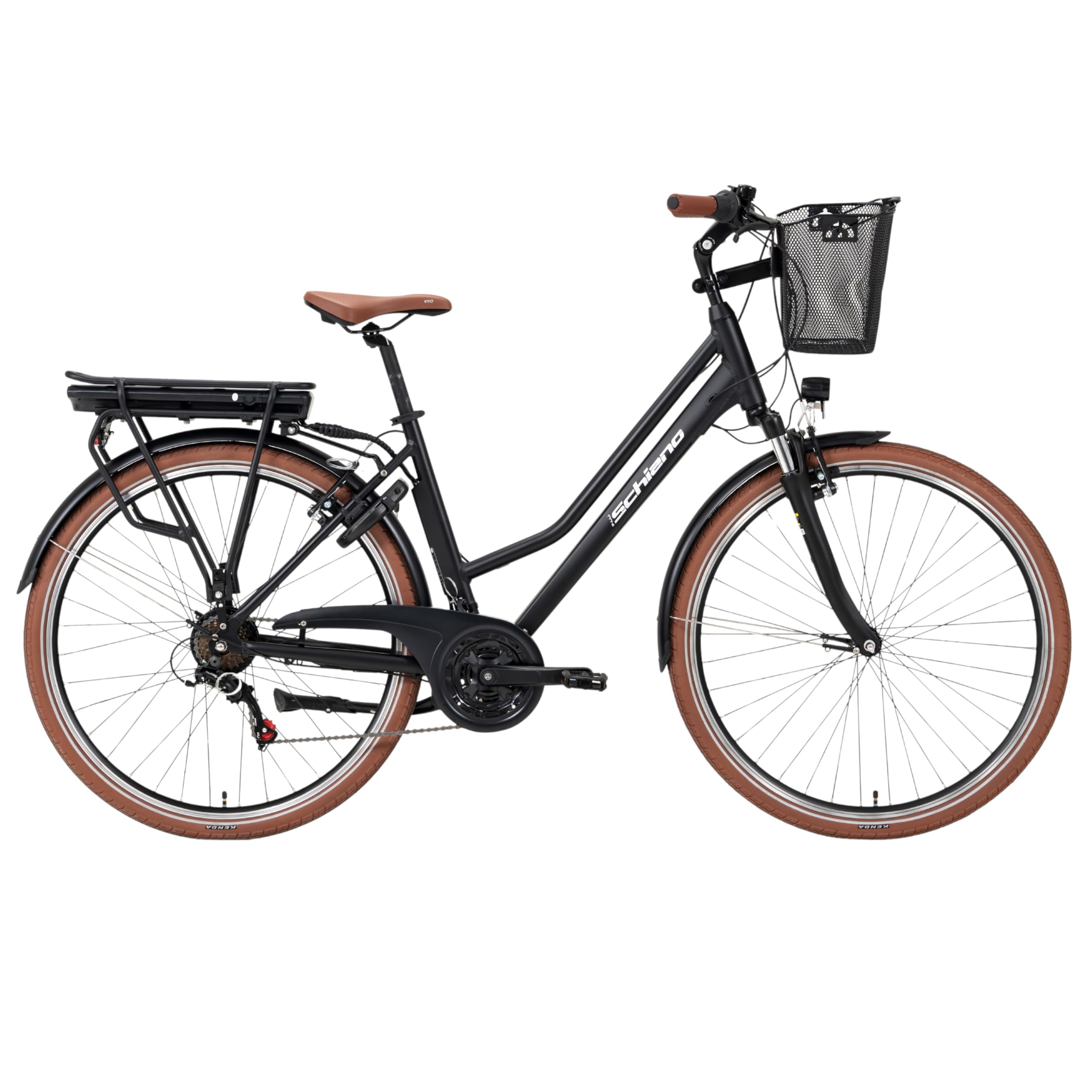 F.lli Schiano Bici Elettrica Uomo Donna 28", Batteria 540Wh, E-Ride