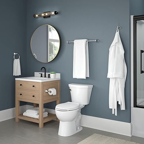 Miniatura 5 de Soporte de papel higiénico con resorte en cromo Esato