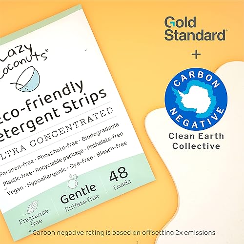 Miniatura 3 de Hojas de detergente para ropa – Sin sulfato – Suave – Para piel sensible, bebé, lavado a mano – Ecológico, natural, hipoalergénico, sin sulfato, sin