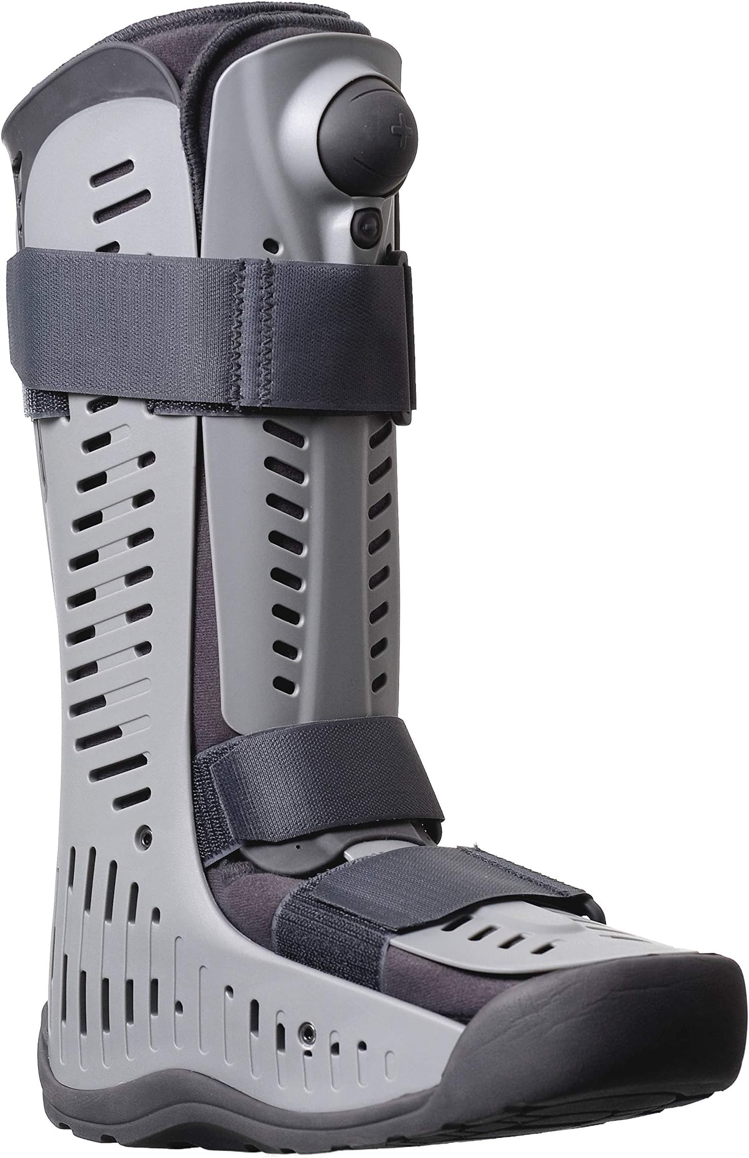 Ossur Rebound Air Walker Boot | Air Pump Rocker Shoe, Ventilated Panels for Ankle Sprains Fractures Tendon Ligament Post-Op Rehab - High/Low Top (High Top, Small)