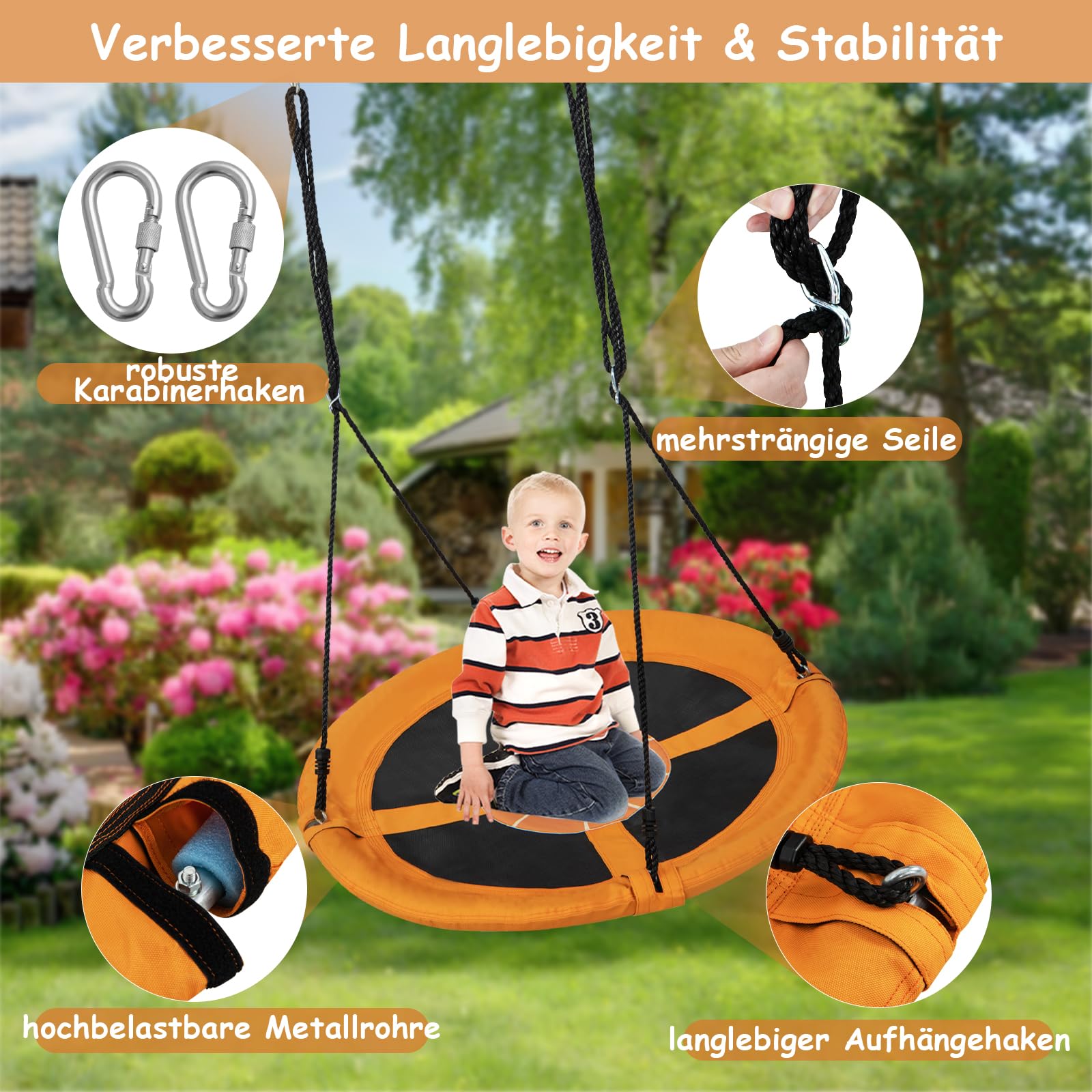 Nestschommel - Houten Speelhuizen Nestschommel - Houten Speelhuizen