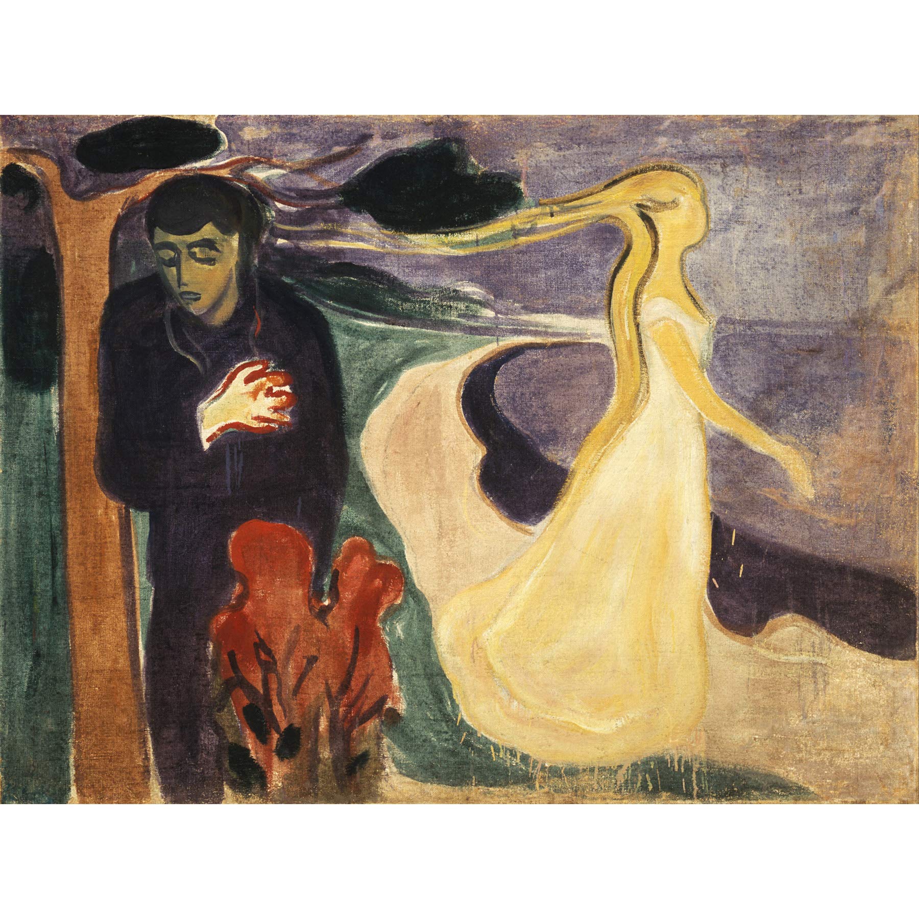 Edvard Munch Separation Large Wall Art Print Canvas Premium Poster Mural