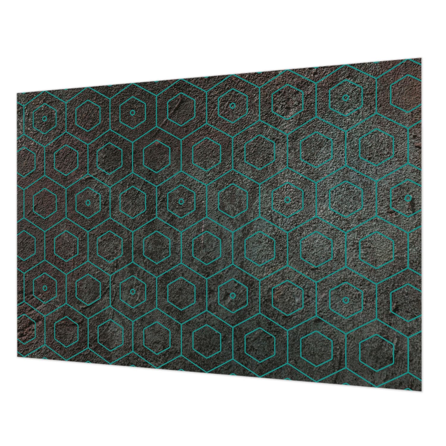 Papier peint intissé géométrique haut de gamme pour salon 312x219 cm