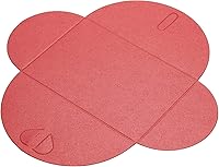 Vista 4 de PATIKIL Mini sobres, paquete de 50 unidades con cierre de corazón, almacenamiento de artículos pequeños, lindo tarjetero para boda, fiesta de Rojo