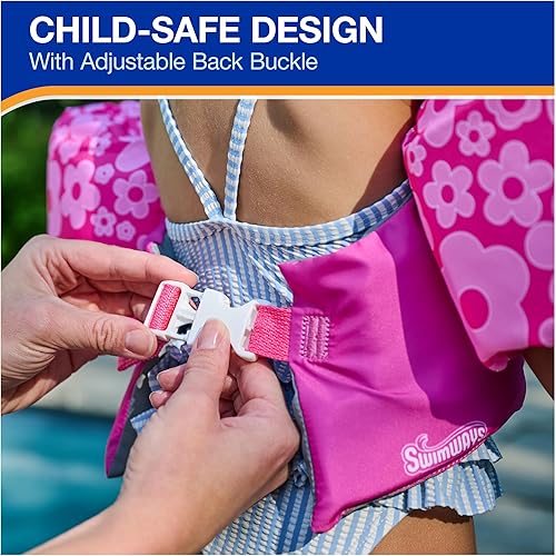 Miniatura 2 de SwimWays Barbie - Entrenador de natación, chaleco salvavidas aprobado por la Guardia Costera de Estados Unidos, chaleco de natación para niños y