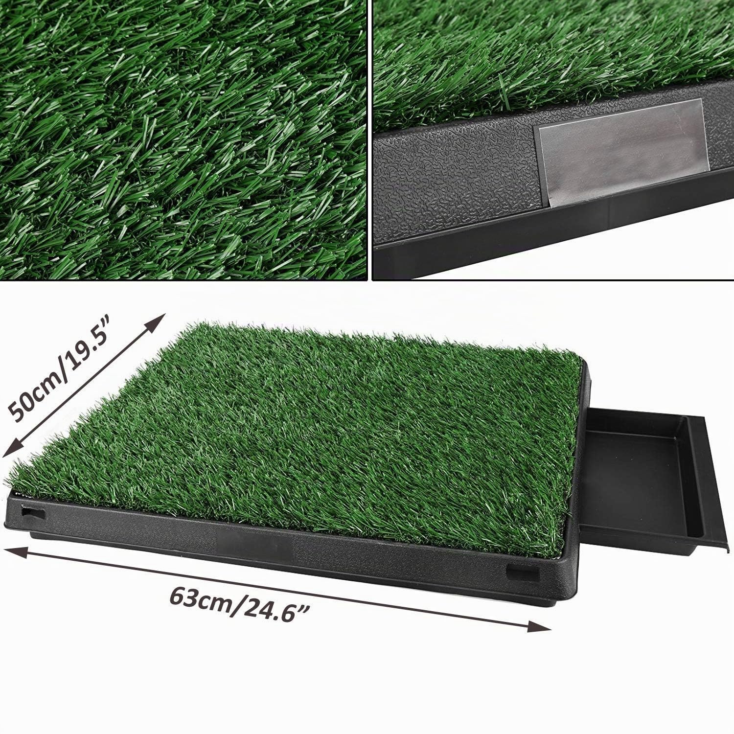 Sailnovo Inodoro para Perros de 63 x 50 cm, Inodoro para Cachorros, Almohadilla de Entrenamiento para Perros pequeños, Grandes y Mayores - Inodoro para Mascotas