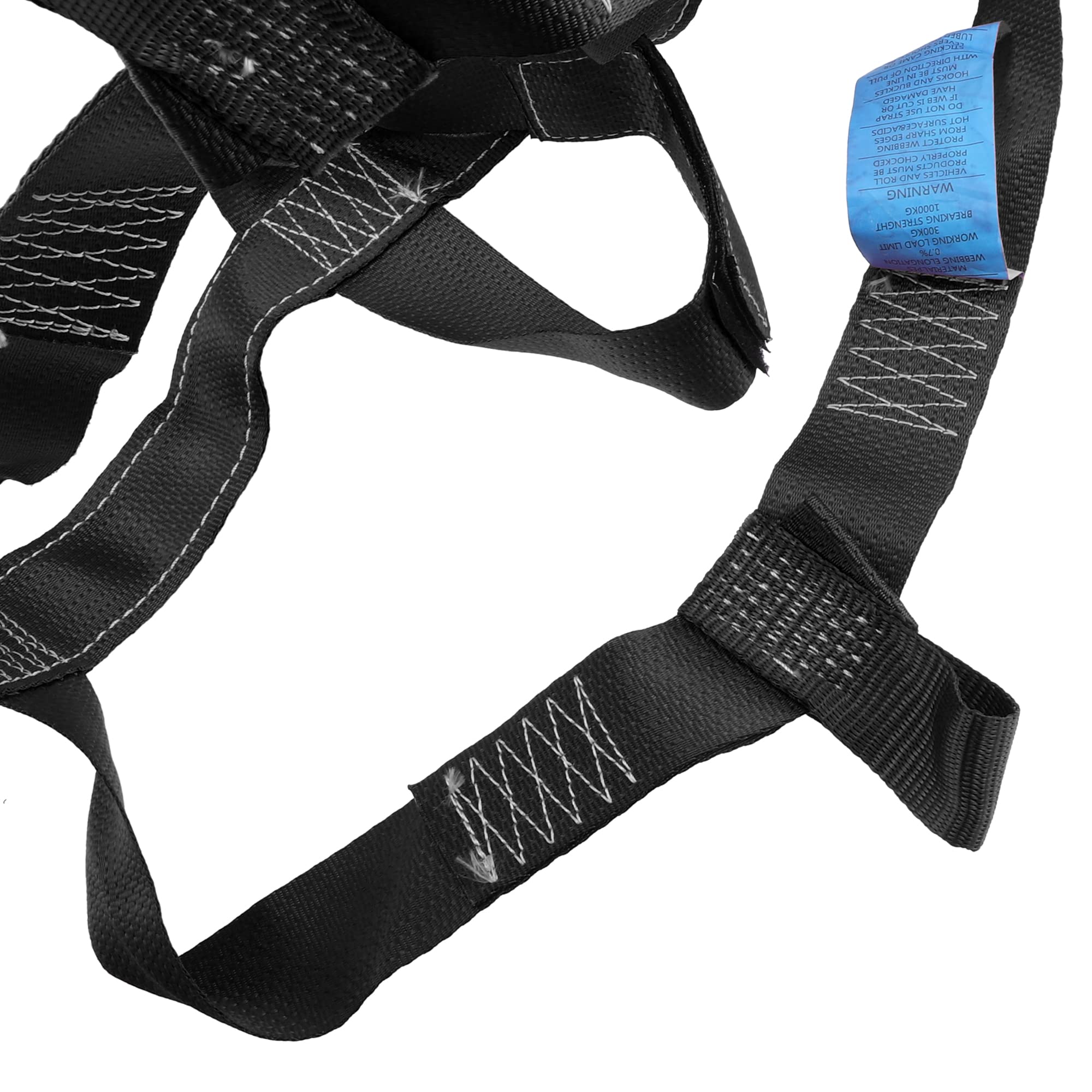 X AUTOHAUX 1 Pz Ruota Posteriore Trasporto Tie Down Cinghia Moto Nylon Nero