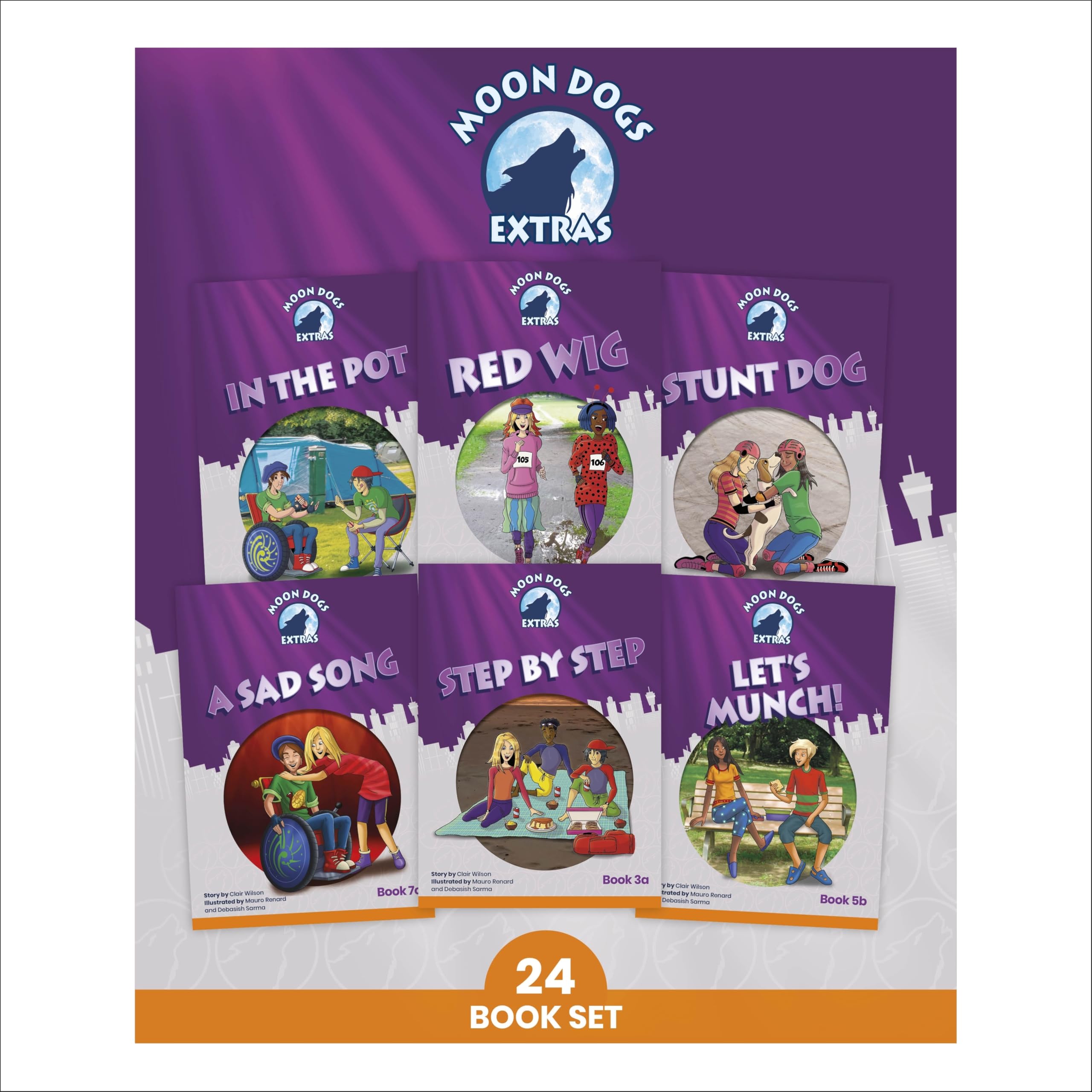 Phonic Books Moon Dogs Extras Set 2 by Phonic Books