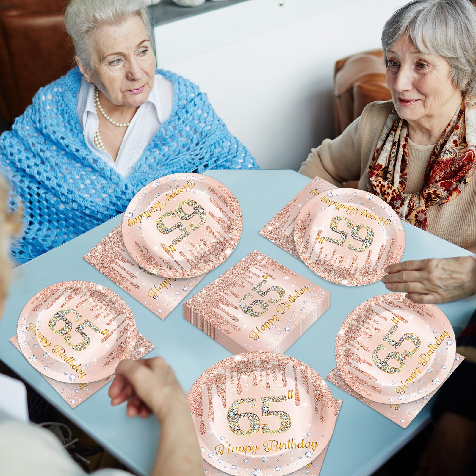 96 Pcs 65th Birthday Decorations For Men 65th Birthday
