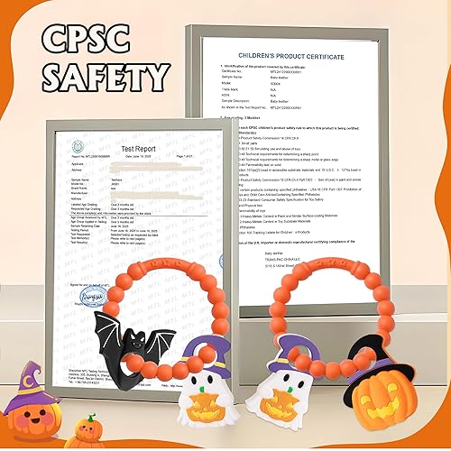 Miniatura 9 de Calabaza y fantasma de Halloween, mordedor para bebé