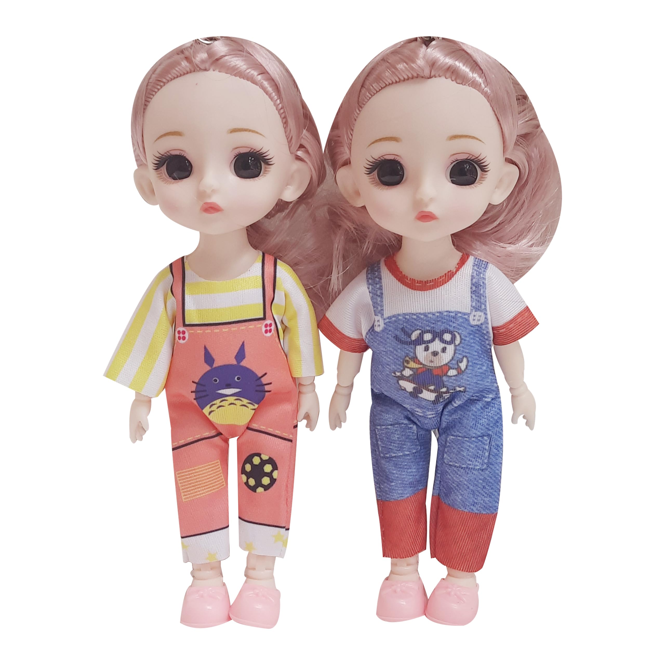 Himaja Little Shopee® | "Mini Fashion Dolls Set - Cute Collectible Dolls with Colorful Outfits for Kids, Girls Dress-Up Toy Set (2 Dolls) | Size 16cm (New DOLL3) (B0D4TJ6XV5) Amazon Price History, Amazon Price Tracker