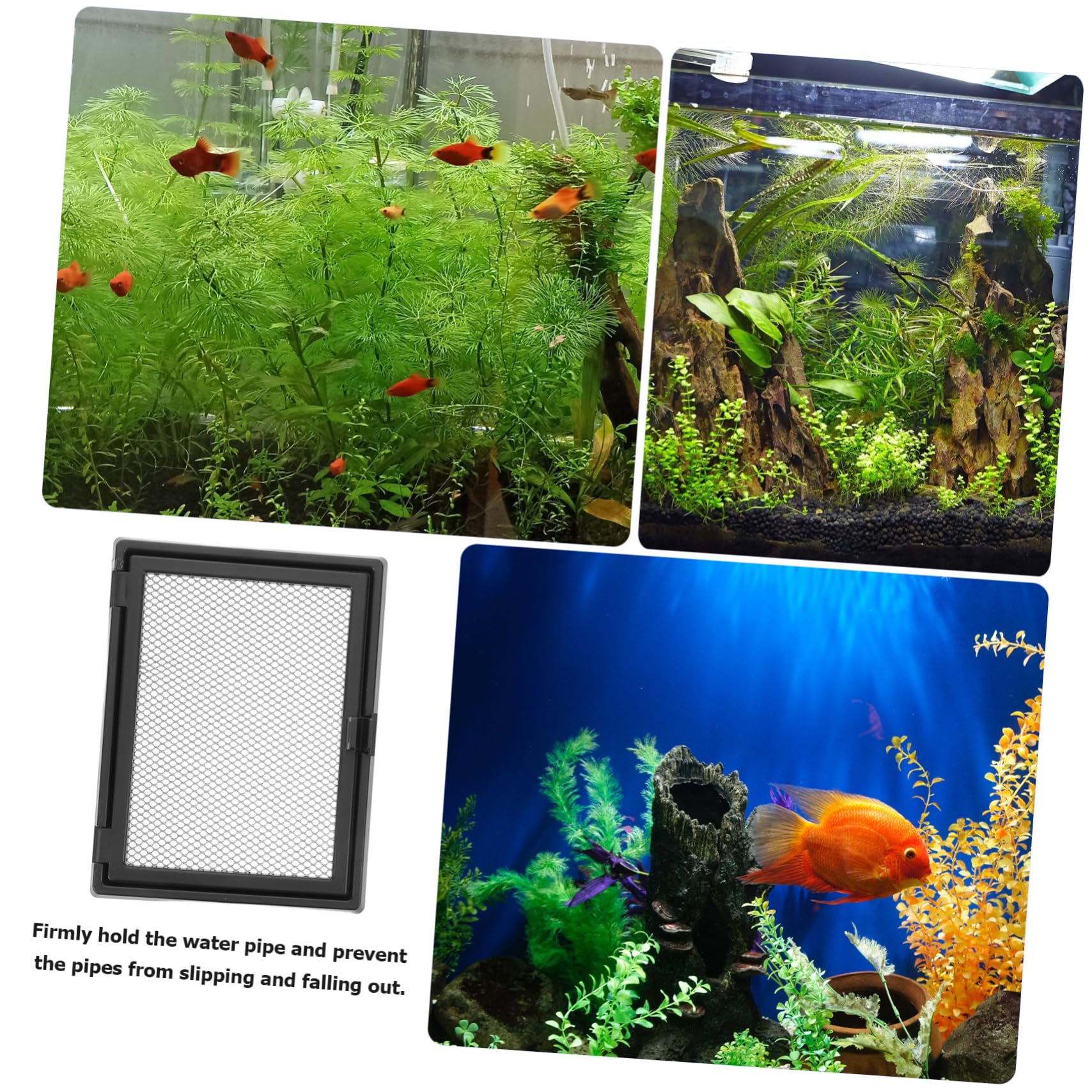 COLLBATH Coperchio in Rete per Acquario Copertura Magnetica Ricambio Adatto A Serbatoi d'Acqua Dolce E Marine Sicurezza Anti-Salto per Pesci Betta E Rettili
