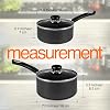 Set de Cacerolas Antiadherentes Utopia Kitchen con Tapas de 1 QT y 2 QT, Libre de PFOS | Set de Ollas Multipropósito, Recubrimiento Antiadherente, Distribución Uniforme del Calor, Duradero, Mangos de Baquelita, Apto para Lavavajillas 3