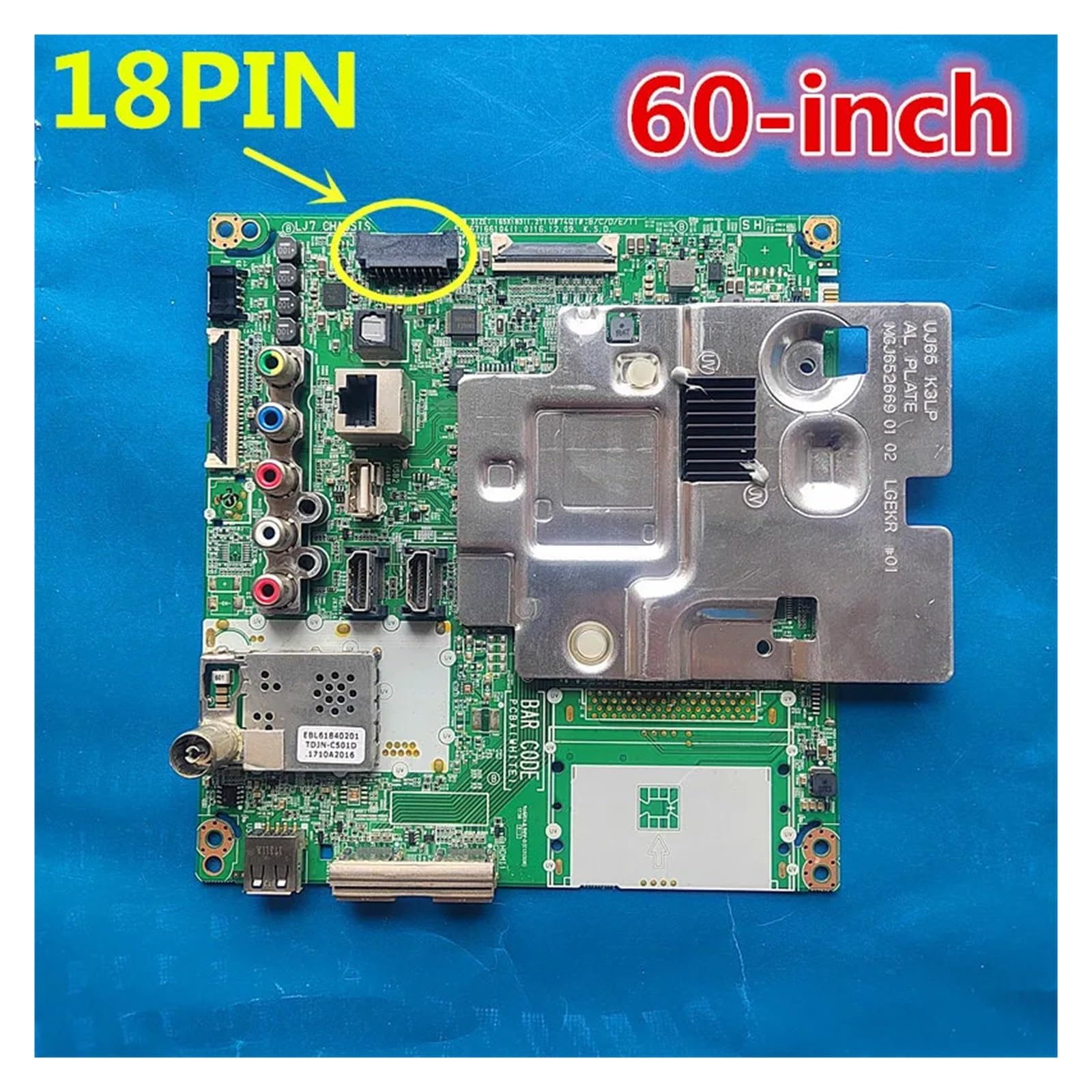 CARTE PRINCIPALE / Main Board modèle EAX67166104 (1.0) pour TV LG 43UJ651V EUR 75,00 - FR