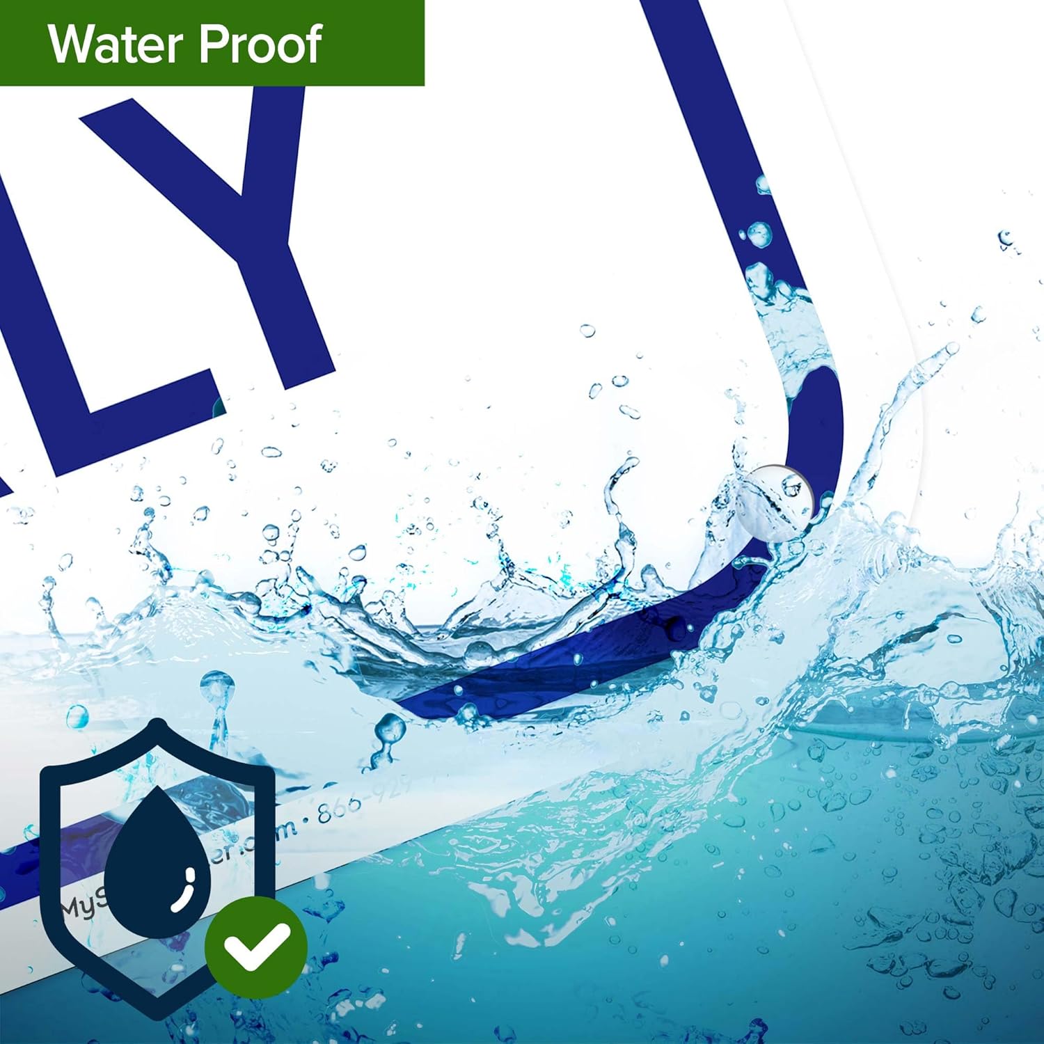 Handicap Or Elderly Sign, 12x18 Inches, 55 mil thick HDPS (high density polystyrene), Made in USA by My Sign Center