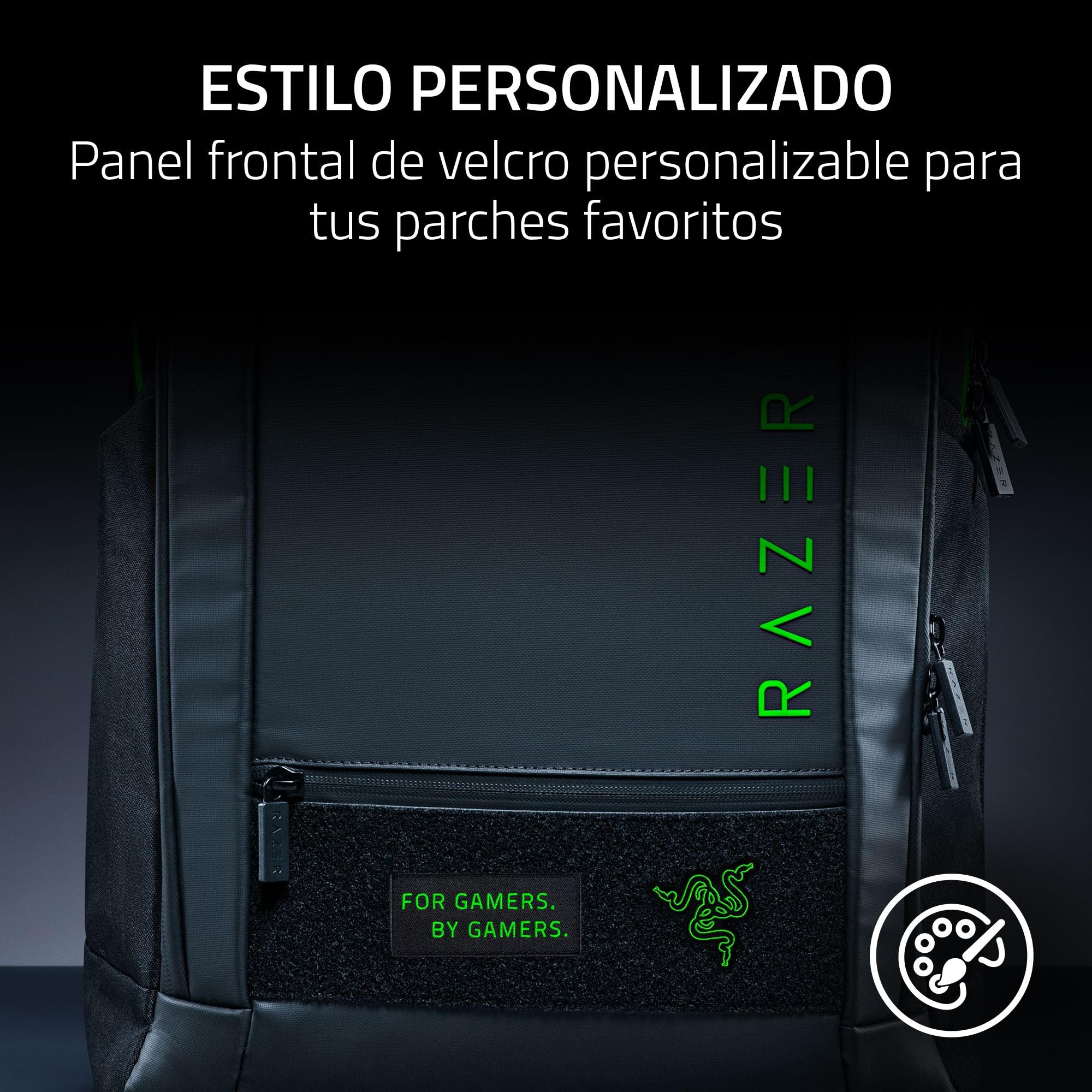 Razer Rogue 18" V4 – Mochila funcional de viaje con compartimento para portátil de 18" - Comodidad lista para viajar - impermeable y resistente a los desgarros - ergónomica | Negro