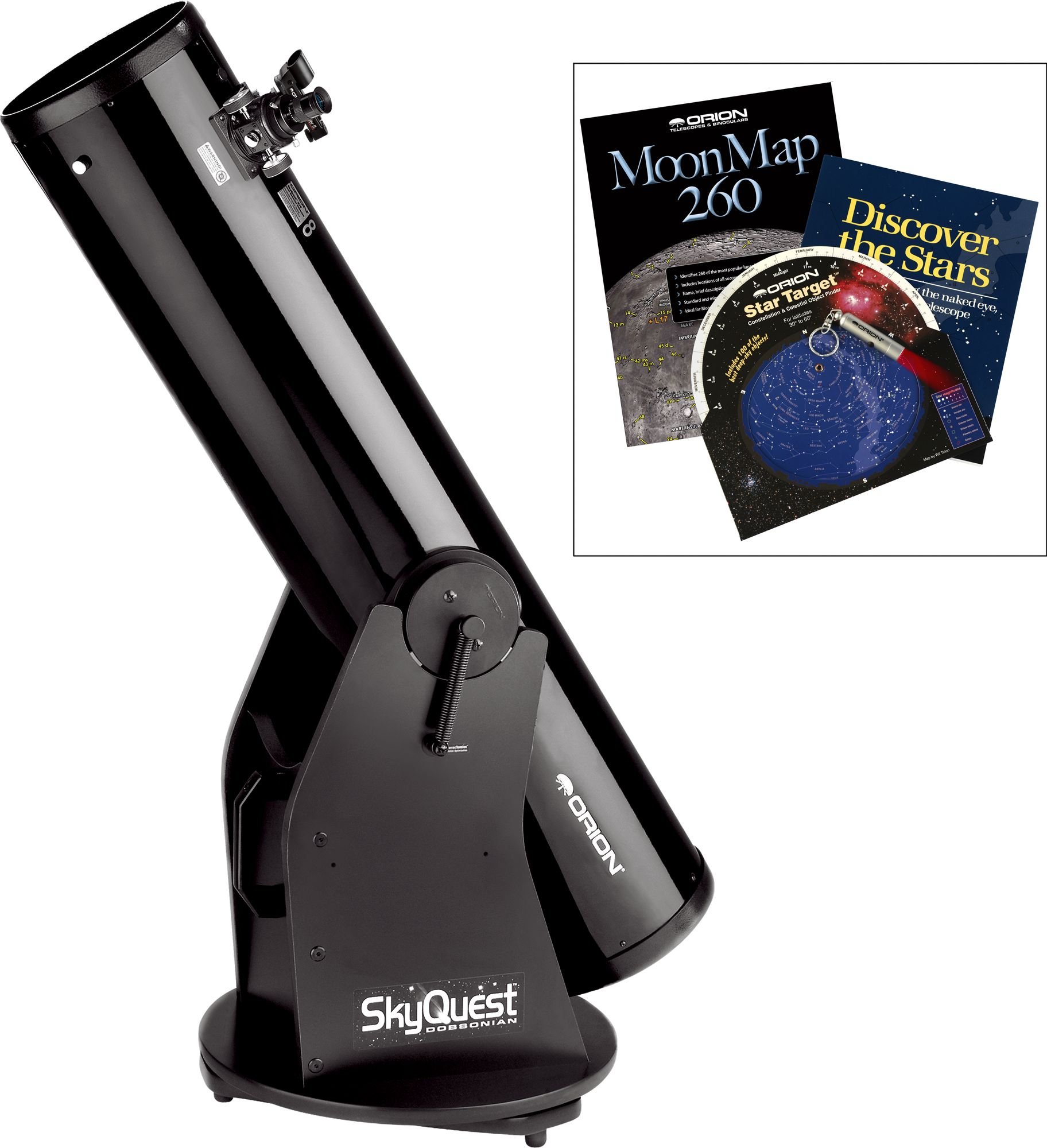 Orion 27194 XT8 Classic Dobsonian Telescope and Beginner Barlow Kit