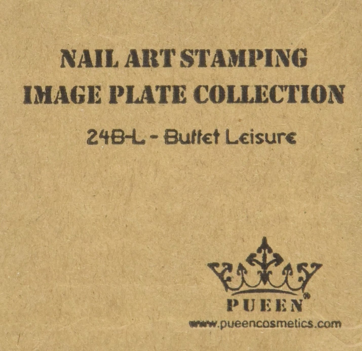 PUEEN Nail Art Stamp Collection Set 24B-L STAMPING BUFFET - LEISURE - NEW Set of 24 All You Can Stamp Full Size Stamping Image Plates Manicure DIY (Infinite Images With Your Creativity) Now with BONUS Storage Case-BH000415 by PUEEN
