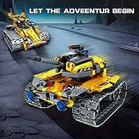 Vista 8 de STEM Robot Kit de construcción de regalo para niños de 8 a 12 años con control remoto, juguete robótico de codificación técnica para cumpleaños