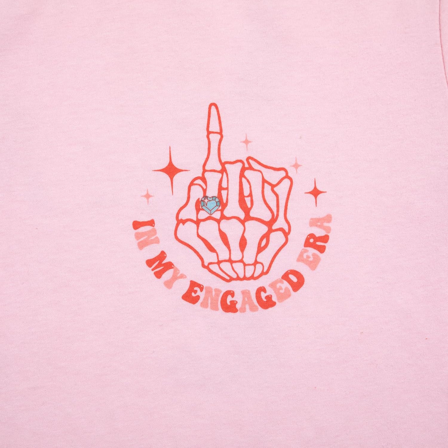 Women Bride Shirt in My Engaged Shirts Engagement Tee Fiance Tshirt Groovy Bride Bachelorette Tee Bridal Shower Tops - Image 6