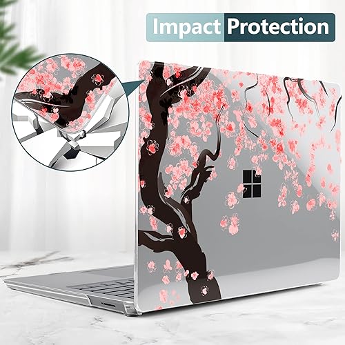 Miniatura 6 de TWOLSKOO Funda para portátil Microsoft Surface Go 21 de 12.4 pulgadas con modelo 19432013, carcasa rígida protectora de plástico y cubierta de