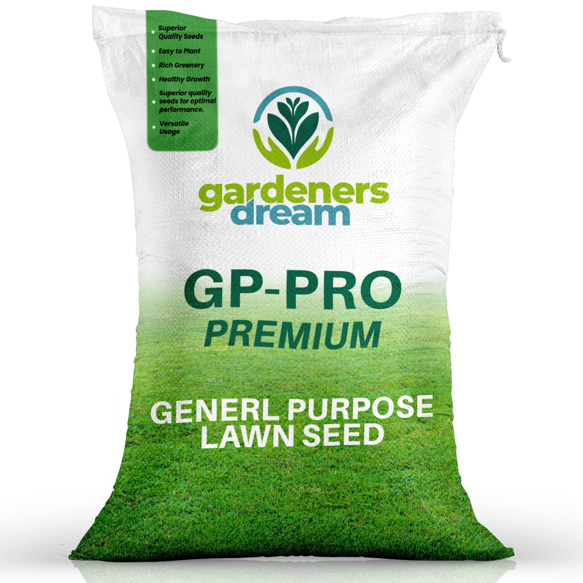 20KG Gardeners Dream General Purpose Premium Quality Garden Lawn Grass Seed GP01