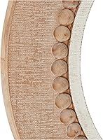 Vista 4 de Espejo de pared redondo decorativo de madera