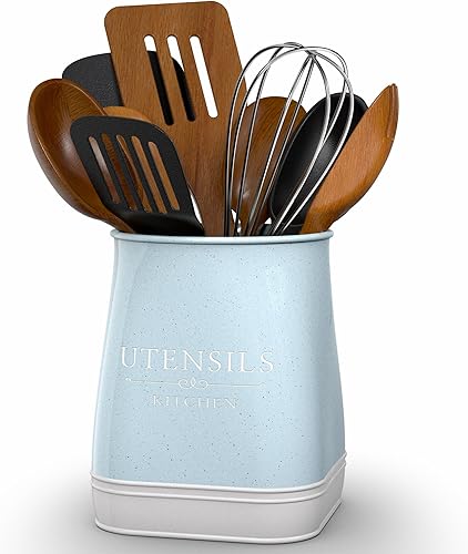Miniatura 8 de Soporte para utensilios de cerámica  Soporte grande de cerámica para utensilios de cocina para encimera, organizador de herramientas de cocina