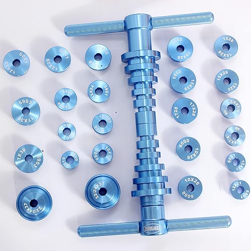 Miniatura 5 de Juego de prensa de rodamientos de bicicleta, juego de herramientas de bicicleta de deriva, punto de giro para ruedas Hub Universal Cycle Bearing