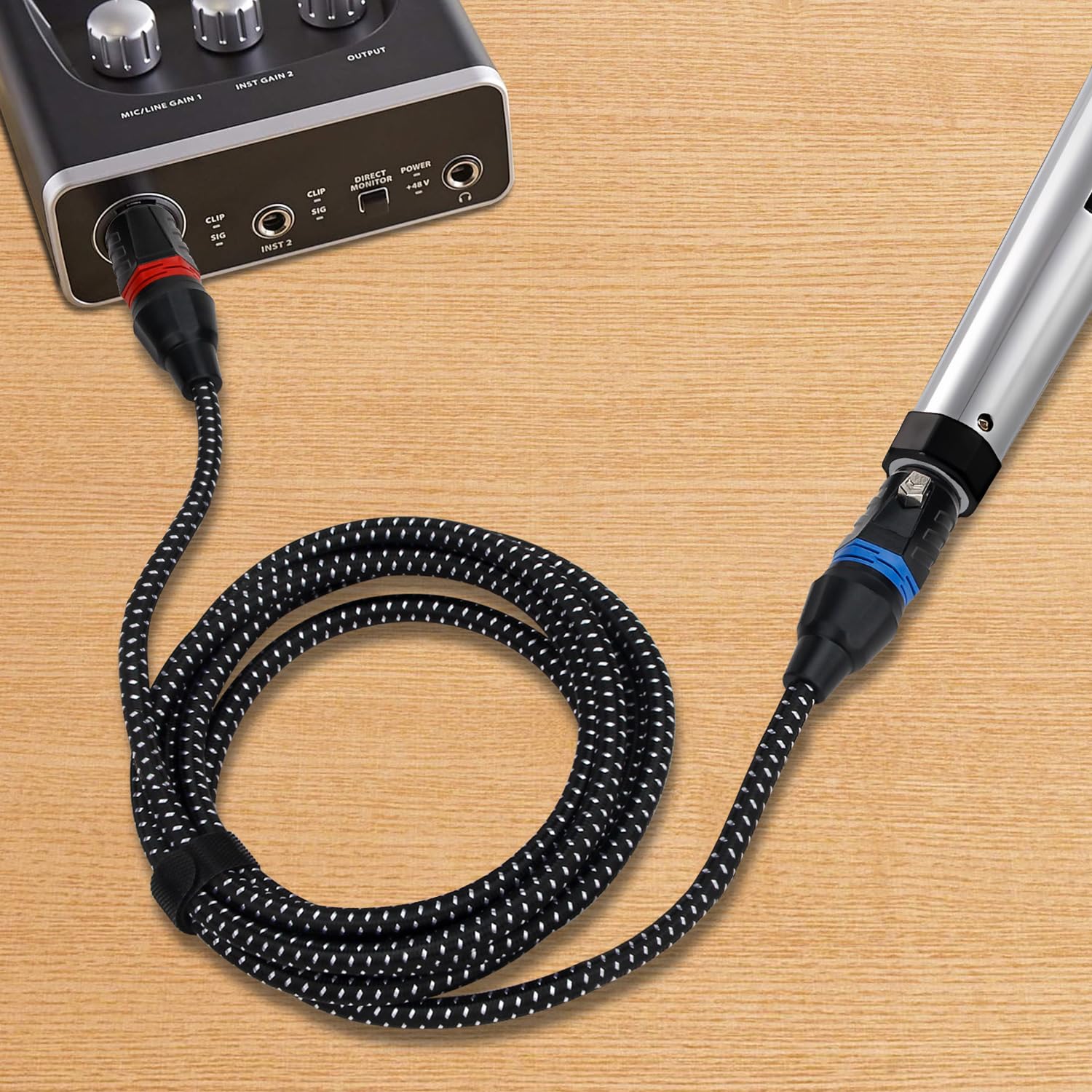 Câble XLR mâle vers femelle, câble audio XLR mâle vers femelle, câble audio XLR mâle vers femelle pour enregistrement de microphones, mixeur, amplificateur, systèmes de haut-parleurs