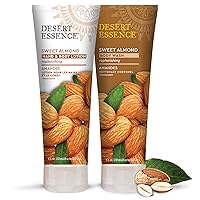 Vista 8 de Desert Essence Hand and Body Lotion, Sweet Almond, 8 oz