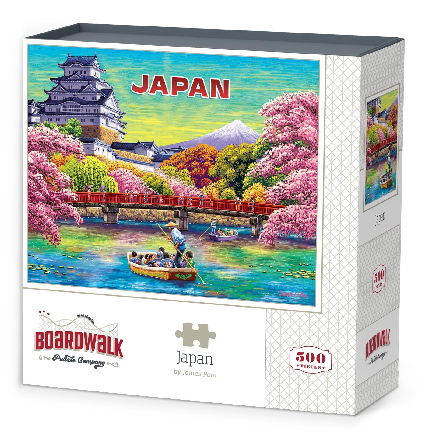 Amazon.com: Boardwalk Puzzles Japan, 500 Piece Jigsaw Puzzle for