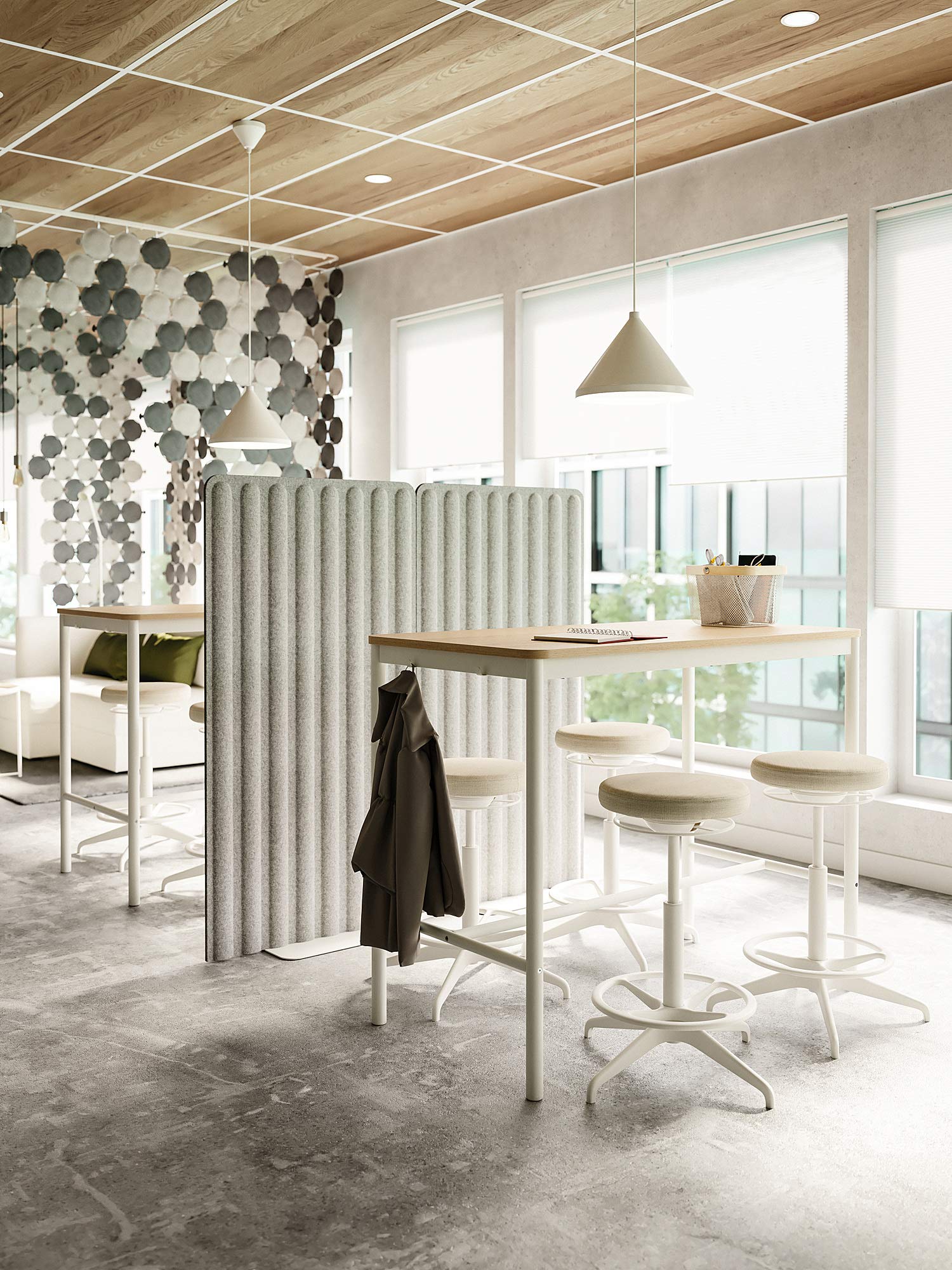 Amazon.co.jp: IKEA EILIF スクリーン 自立型 80x150cm グレー 