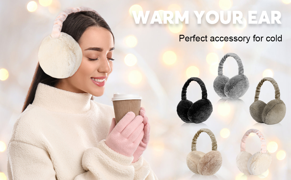 Asudaro oorwarmers oorschelpen winter pluche oorwarmers warme outdoor opvouwbare oorbeschermers oorbekleding hoofdwikkel voor dames heren kinderen meisjes jongens