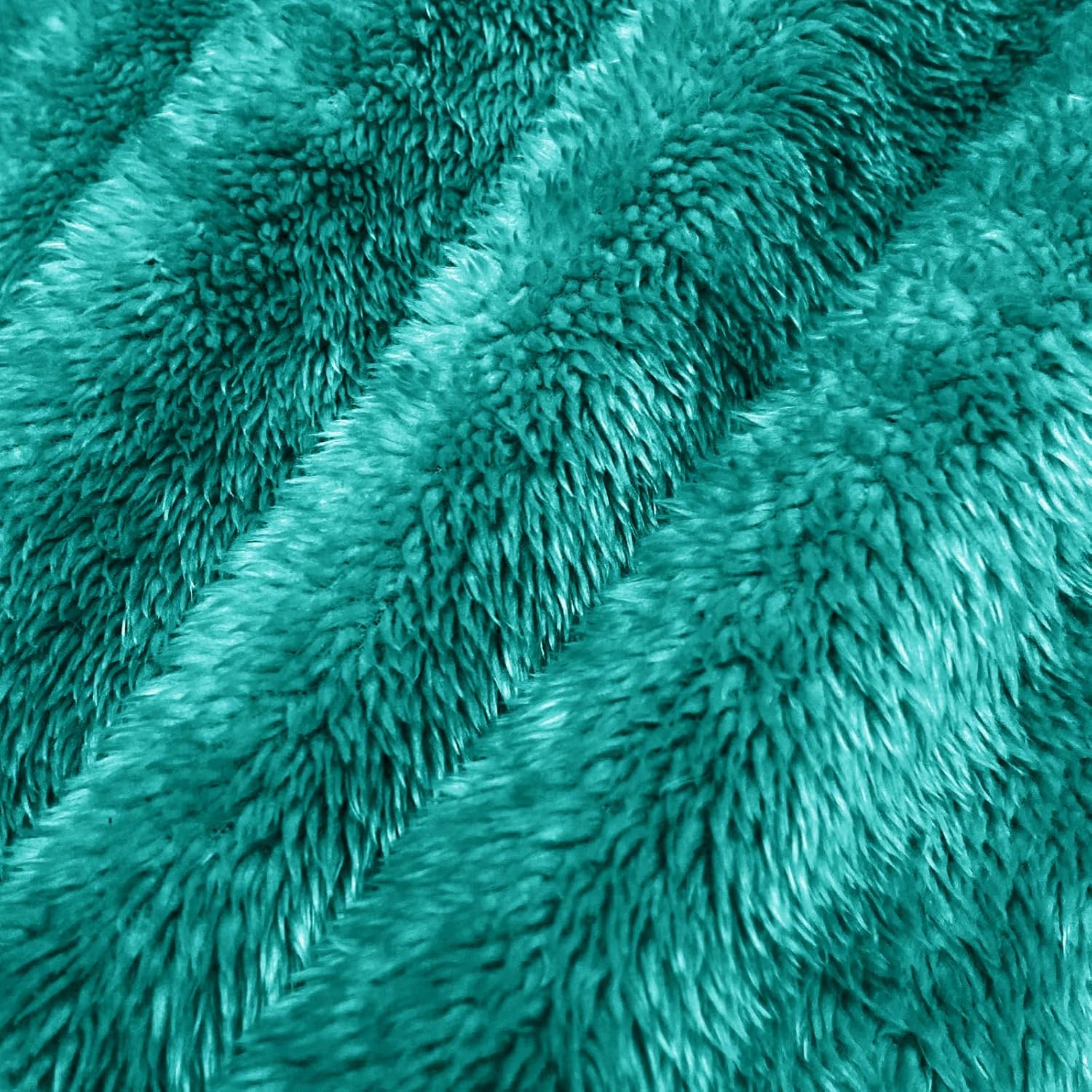 Whale Flotilla Teal Queen Size Blanket for Bed, 300GSM Soft Warm Fleece Fabric, Decorative Lightweight Plush Fluffy Blankets for All Season, 90x90 Inch - Image 8