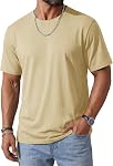 TACVASEN T-Shirts Manche courte UPF50+ Tee de coq d'humidité Léger Col rond Cooling Tshirt Summer Basic Casual Top pour homme