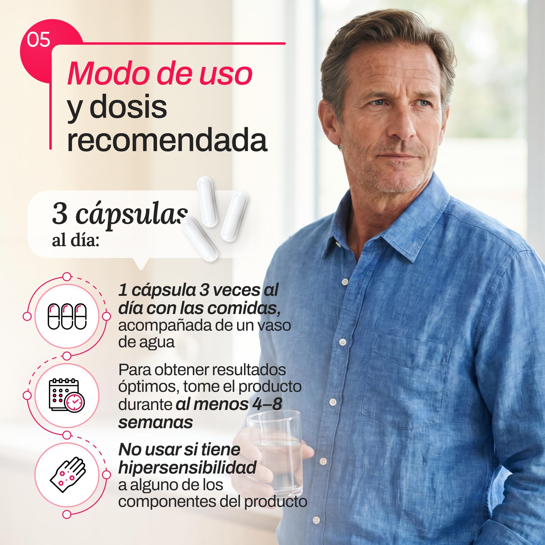 Cápsulas INSULINORM | con Berberina 40 mg, Shiitake 600 mg, Té Verde 400 mg | Mantenimiento de Niveles Normales de Azúcar en Sangre | 30 Cápsulas