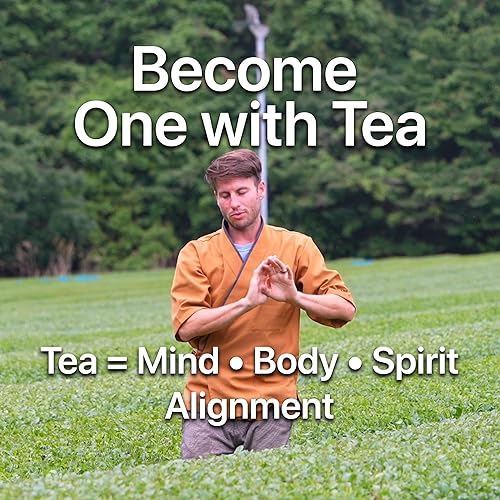 Miniatura 5 de One With Tea Té verde orgánico japonés sencha hoja suelta  Sencha de hoja entera premium de Japón, USDA orgánico, sabor fresco y suave, té verde
