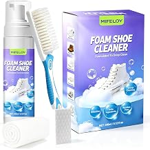 Shoe Cleaner Sneaker Cleaner Foam for White Shoes, Canvas Shoes & More, Remove Dirt & Stains, 8.12 oz 240ml