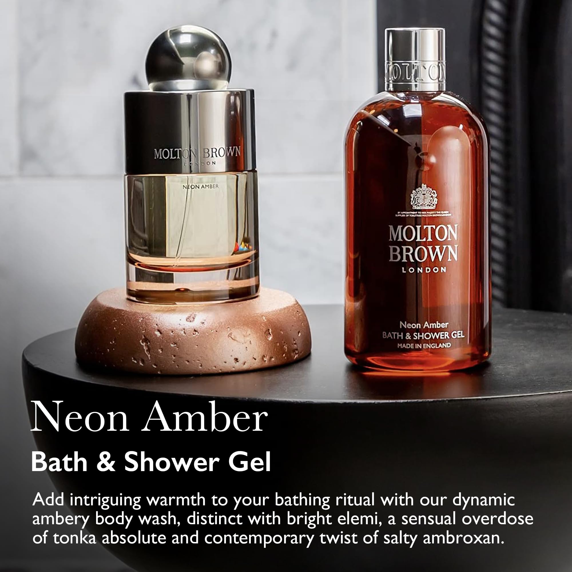 Molton Brown Neon Amber Bath & Shower Gel 300 ML Gel Douche Femmes Corps