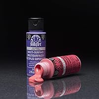 Vista 6 de FolkArt Juego de 16 piezas de pintura acrílica para manualidades multisuperficie, formulada para ser no tóxica, perfecta para principiantes