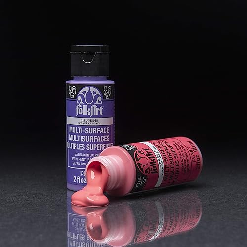 Miniatura 6 de FolkArt Juego de 16 piezas de pintura acrílica para manualidades multisuperficie, formulada para ser no tóxica, perfecta para principiantes y