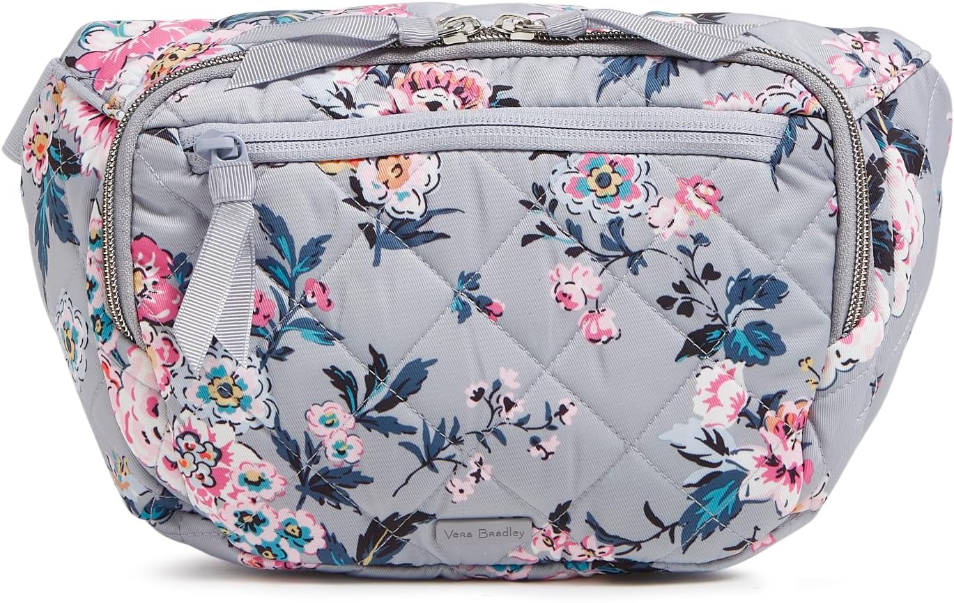 Vera Bradley Women's Performance Twill Large Belt Bag Sling Crossbody