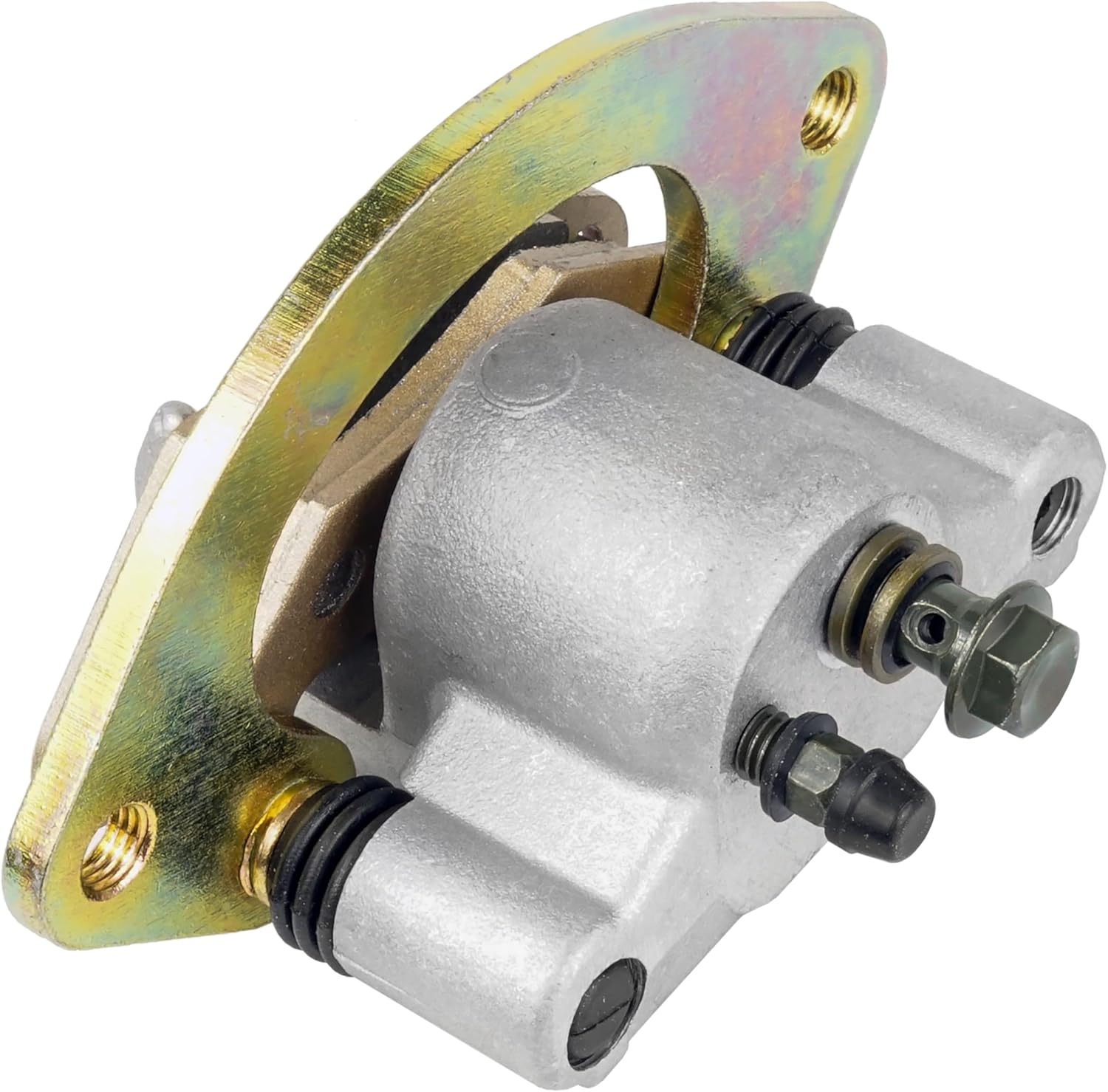 Caltric Front Left Brake Caliper with Pad Compatible with Polaris 1911150