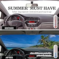 Vista 3 de Parasol plegable para parabrisas de coche, cubreventanas frontales para coche, accesorios para coche, protección contra el calor y los rayos UV