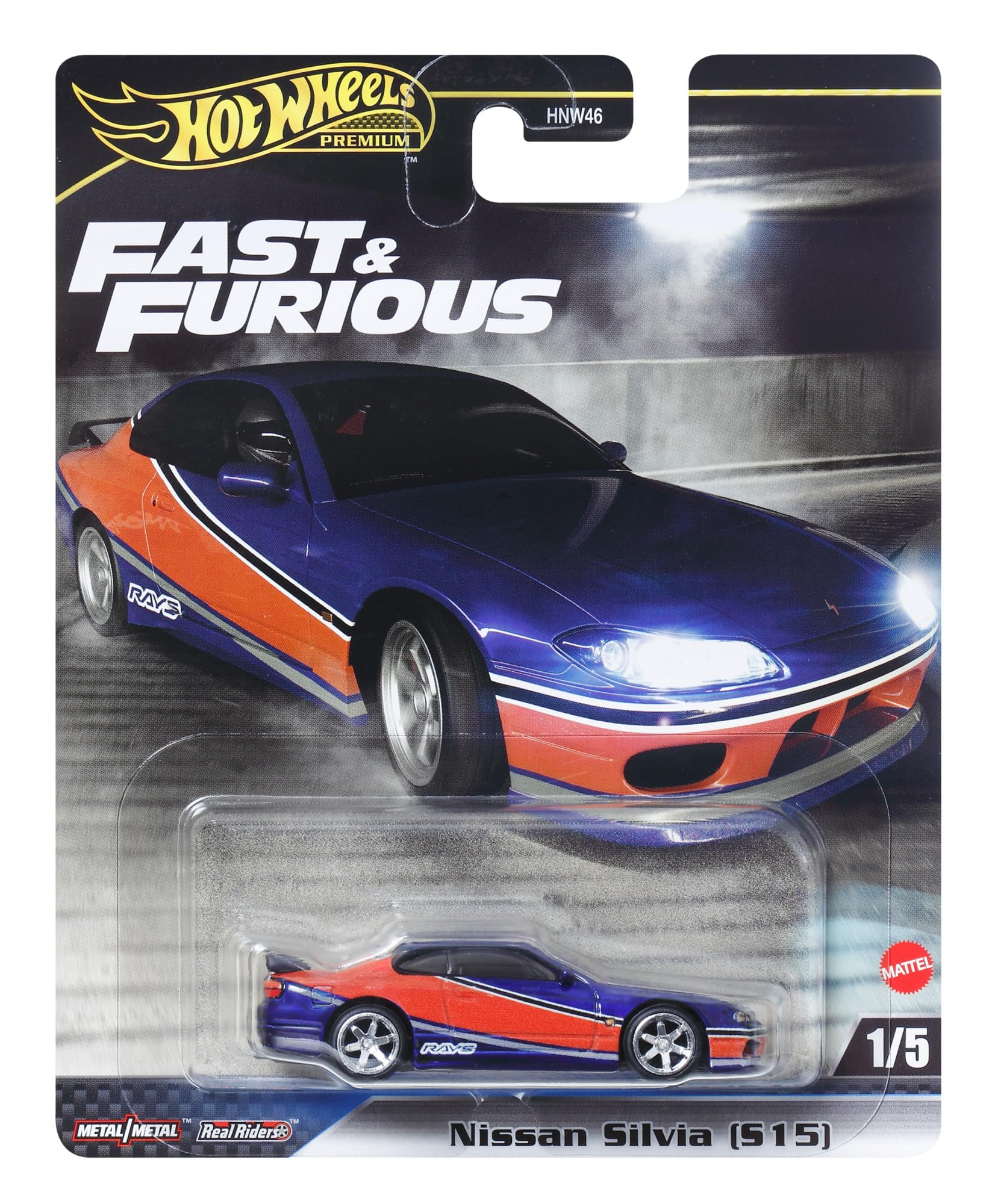 Mattel Hot Wheels Cars, Premium Fast & Furious 1:64 Scale Die-Cast