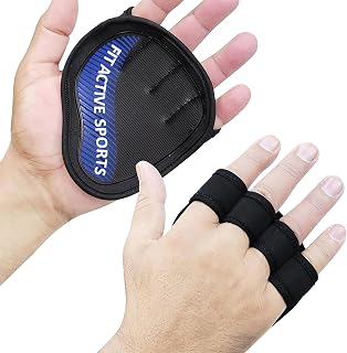 FitActiveSports Workout Gloves - Durable Gym Grips & Rubber Pads to Prevent Calluses, Unisex for Weightlifting & Pull-Ups