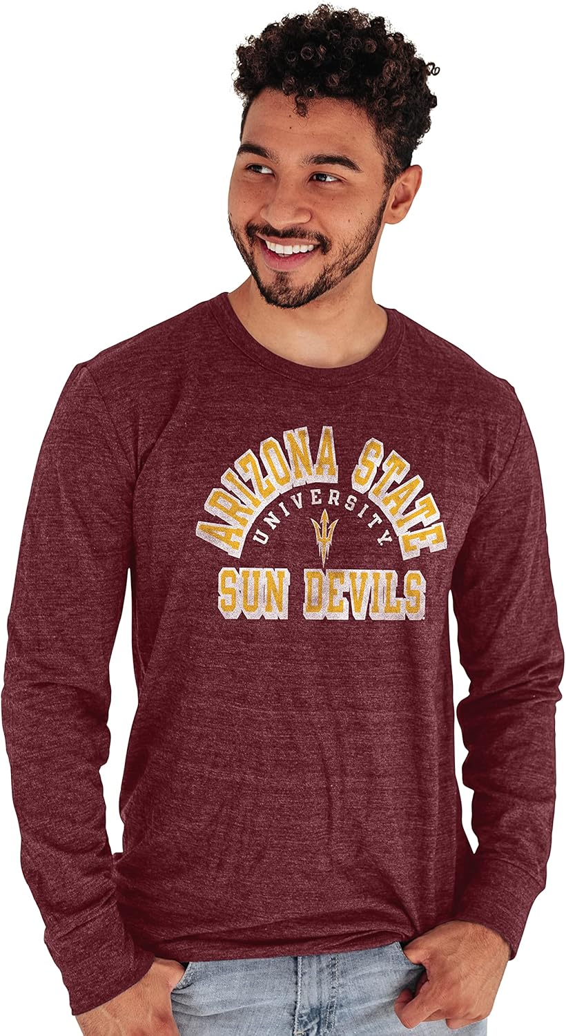 Blue 84 NCAA Mens Long Sleeve T Shirt Tri-Blend